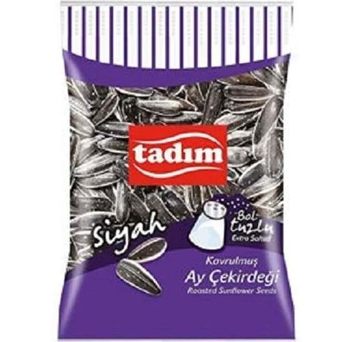 Tadım Kavrulmuş Bol Tuzlu Siyah Çekirdek 84Gr