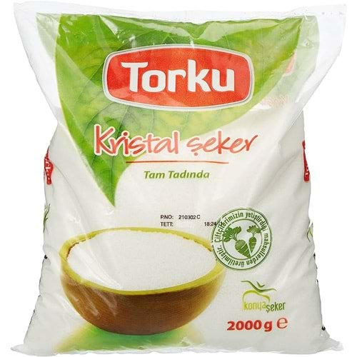 Torku Tam Tadında Kristal Toz Şeker 2000 Gr