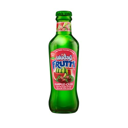 Uludağ Frutti Karpuz Çilek Aromalı Soda 200 Ml