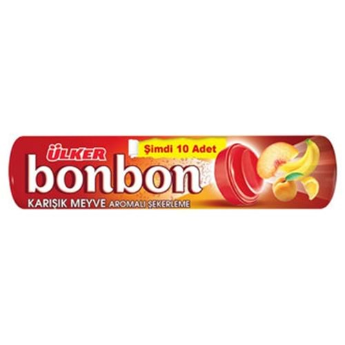 Ülker Bonbon Rulo Şeker Karışık Meyveli 32.5 Gr