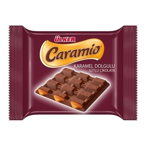 Ülker Caramio Karamel Dolgulu Kare Sütlü Çikolata 55 Gr