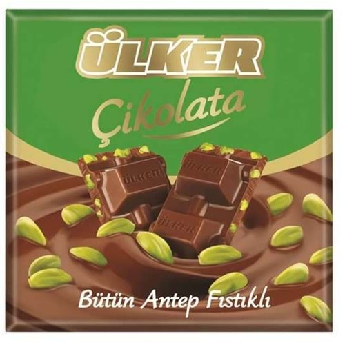 Ülker Antep Fıstıklı Kare Çikolata 65 Gr