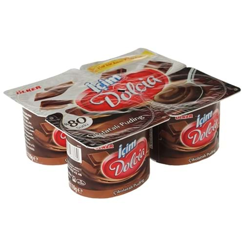 Ülker Dolcia Puding Çikolatalı 4 x 70 Gr