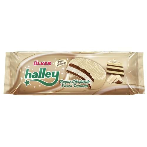 Ülker Halley 7 Li Beyaz Çikolata Kaplamalı Sandviç Bisküvi 210 Gr