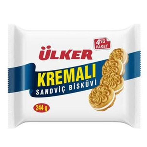 Ülker Kremalı Sandviç Bisküvi 244 Gr