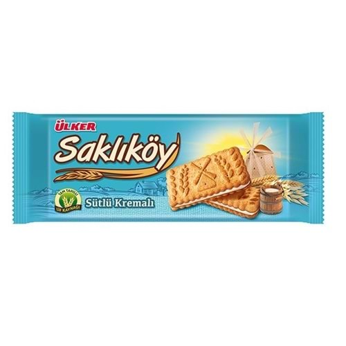 Ülker Saklıköy Kremalı Sütlü Bisküvi 100 Gr