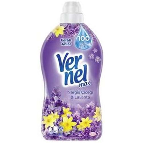 Vernel Max Nergiz Çiçeği & Lavanta 60 Yıkama 1,44 L