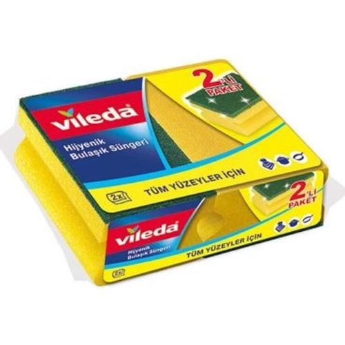 Vileda Klasik Yeşil Sünger 2 Adet