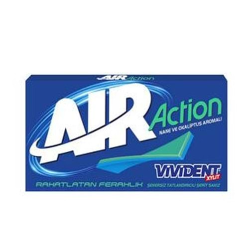 Vivident Şerit Air Action Nane 26 gr