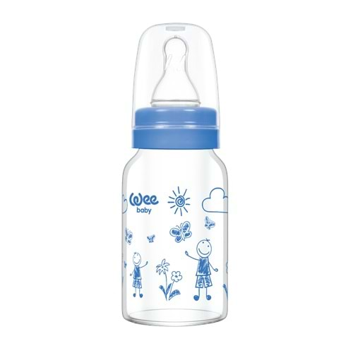 Wee Baby Isıya Dayanıklı Cam Biberon 120 Ml Kod: 770