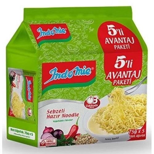 Indomie Sebze Çeşnili 5 Li Avantaj Paket