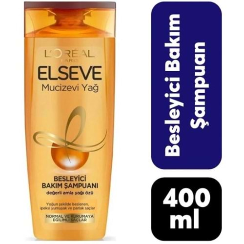 Elseve Loreal Paris Mucizevi Yağ Besleyici Bakım Şampuanı 400 Ml