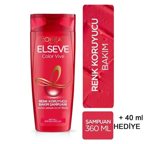 Elseve Color Vive Boyalı Saç Şampuanı 400 Ml