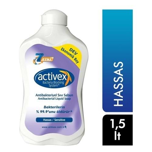 Activex Antibakteriyel Sıvı Sabun Hassas Koruma 1.5 Lt