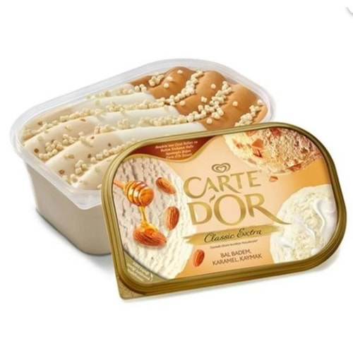 Algida Carte Dor Classic Extra Bal Badem Karamel Kaymak 850ml