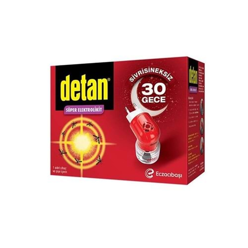 Detan Süper Elektrolikit Cihaz+Yedek 30 Gece