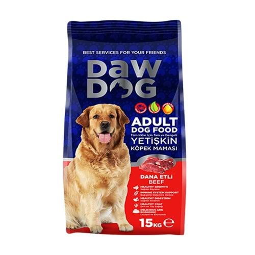 Dawdog 15 kg Yetişkin Köpek Maması Dana Etli