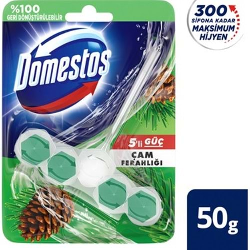 Domestos Wc Blok 5'Li Güç Çam Ferahlığı