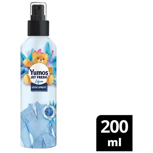 Yumoş Jet Fresh Giysi Spreyi Lilyum 200 Ml