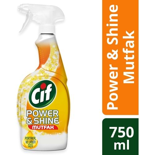 Cif Sprey Power&Shine Mutfak İçin 750 Ml