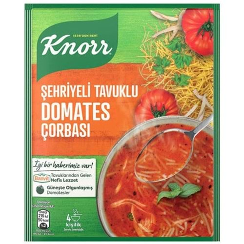 Knorr Şehriyeli Tavuklu Domates Çorbası 67 Gr