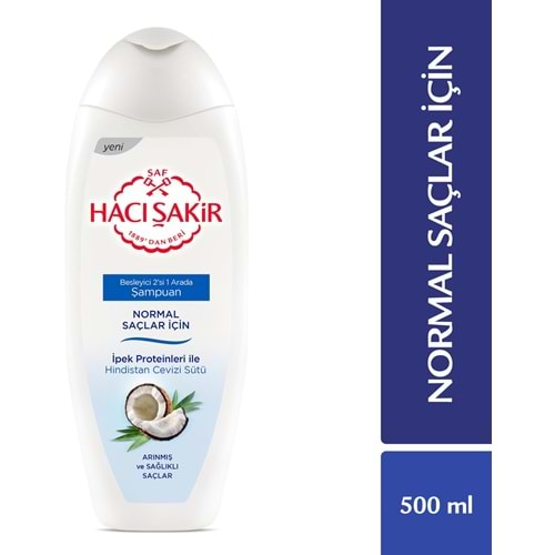 Hacı Şakir Hindistan Cevizli Şampuan 500 Ml