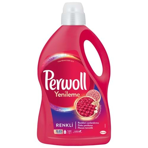 Perwoll Geliştirilmiş Renkli Sıvı Deterjan 54 Yıkama 2.970Ml