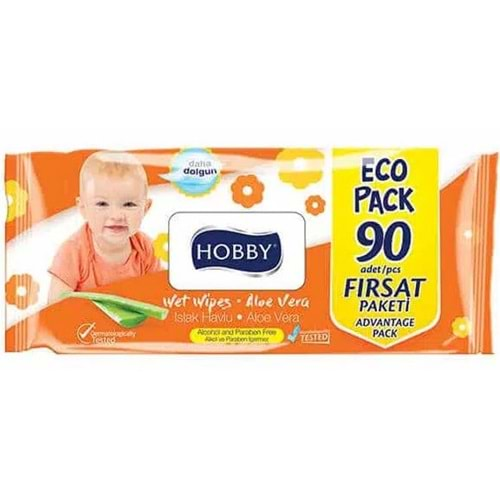 Hobby Aloe Vera Islak Havlu 90 Lı